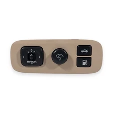 1997-2001 Lexus ES300 Dimmer/Mirror/Trunk/Gas Switch Button Control Panel Tan