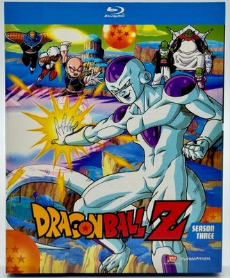 Dragon Ball Z Season 3 (4 Disc Set Blu-Ray) w/ Slip Cover