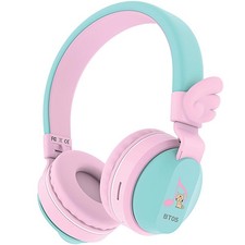 Kids Bluetooth Headphones, BT05 Wireless Kids Headphones Over Ear with Volume...