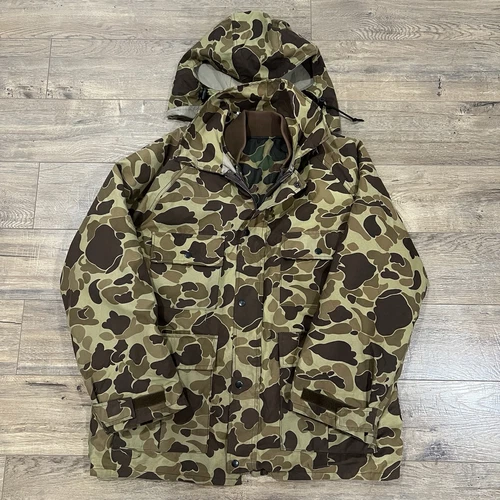 SUPREME Giacca mimetica anatra testa rossa vintage vecchia scuola cappotto caccia fodera cappuccio taglia large