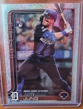 2025 Topps Update Series - Rookie Debut Jace Jung #US93 Sandglitter (RC)