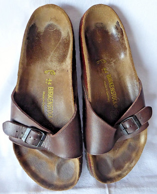 BIRKENSTOCK  Herren-Sandalen MADRID Gr. 44, 80er Jahre !!gebr. Rarität o. Karton