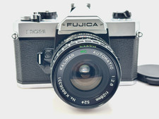 Vintage Fujica STX-1 35mm Camera Kit with 28mm f/2.8 Wide Angle Lens TESTED