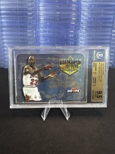 1997-98 Frequent Flyer Club Michael Jordan 4/20 #FF4 Bulls BGS Gem Mint 9.5