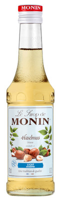 (18,19 /l) Le Sirop de Monin Haselnuss Light zuckerfrei Sirup 1:8 0,25l Flasche