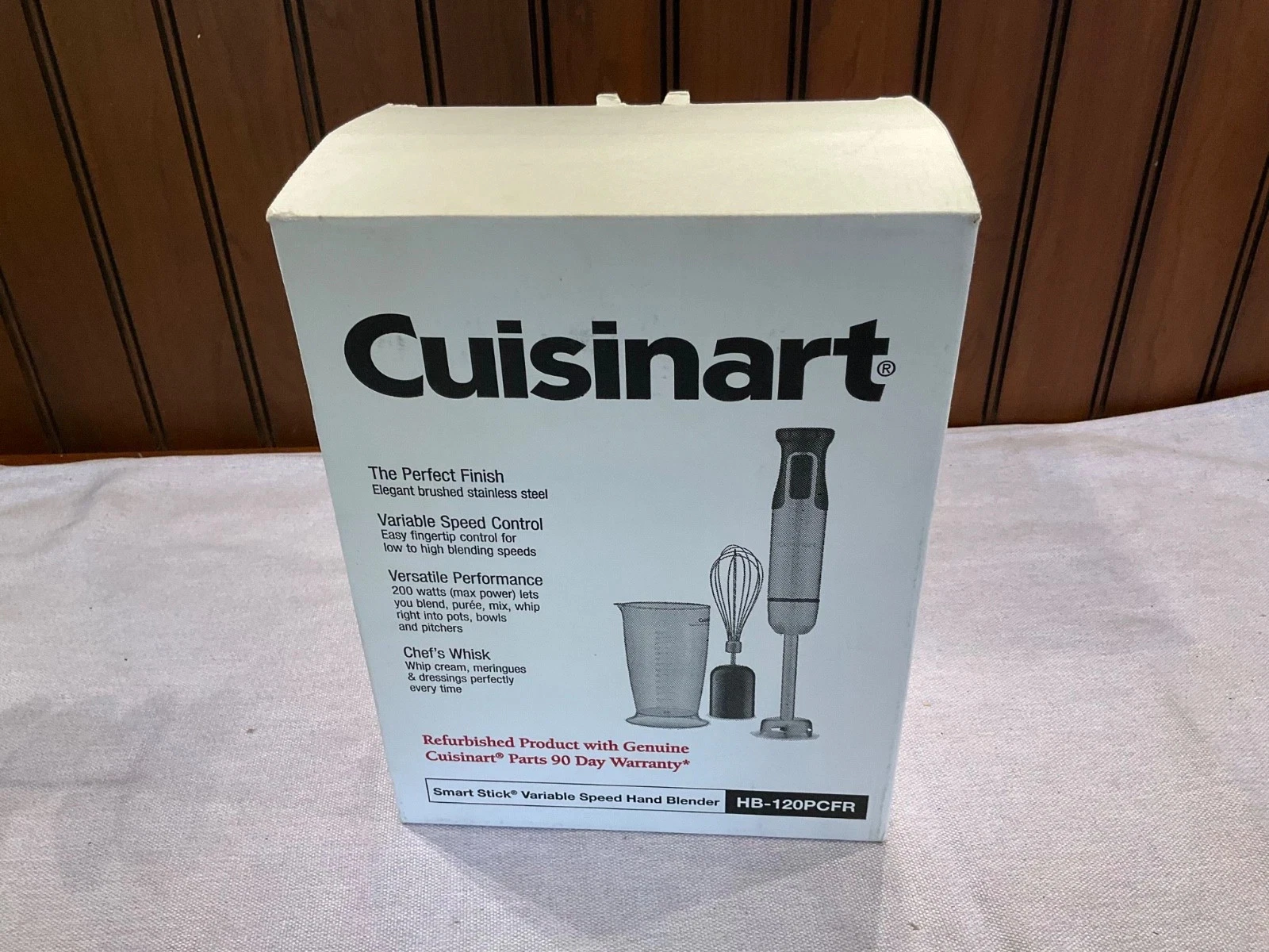 New Cuisinart Smart Stick Variable Speed Hand Blender (Refurbished) HB-120PCFR
Opens in a new window