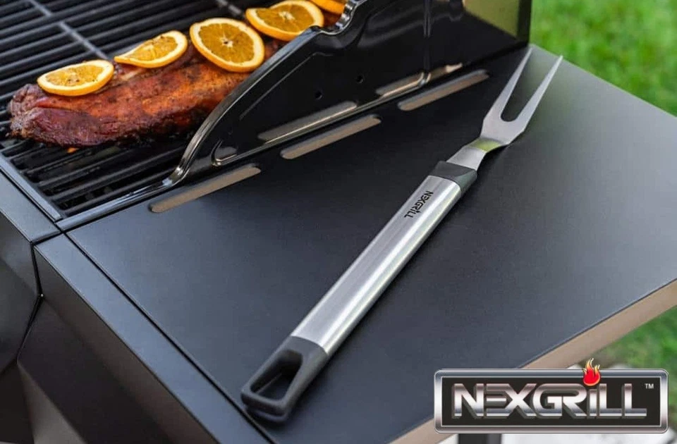 NEXGRILL Juego de Herramientas Grill Chef con Asas de Acero Inoxidable (8 Piezas) - TOTALMENTE NUEVO Foto 3 de 4