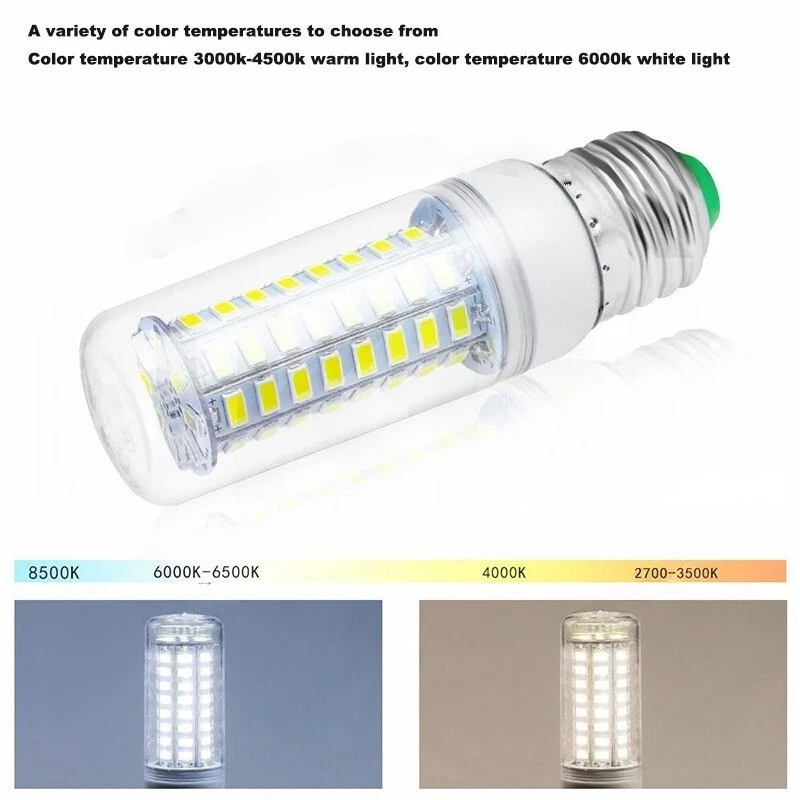 LED Maislampe Glühbirne E14 E27 B22 G9 GU10 5730 SMD Lampe Warmweiß Kaltweiß - Bild 2 von 4