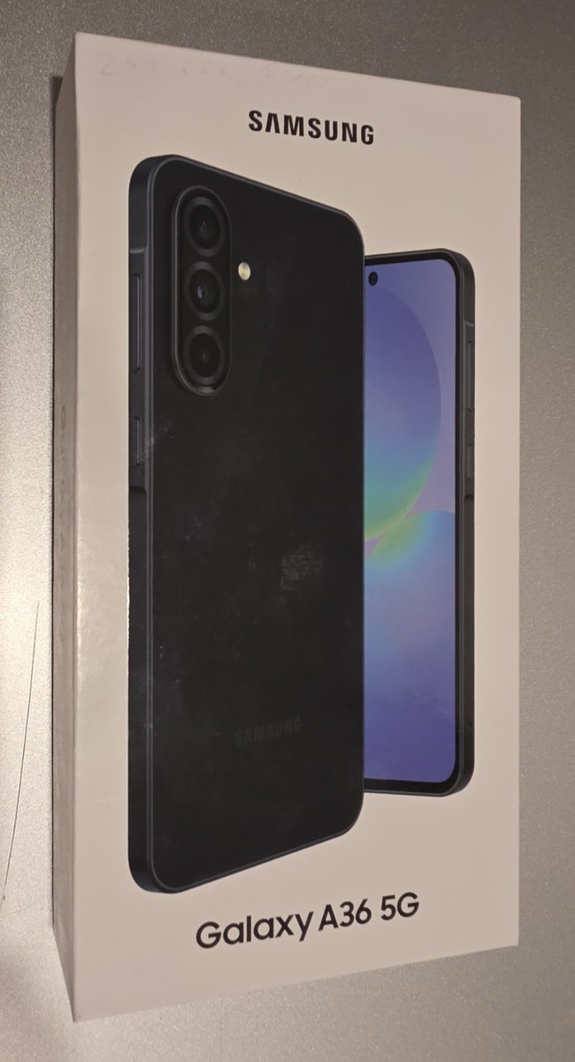 Samsung　Galaxy A36 5G 128GB Straight Talk Samsung Galaxy A36, 5G, 128GB, Black - Prepaid