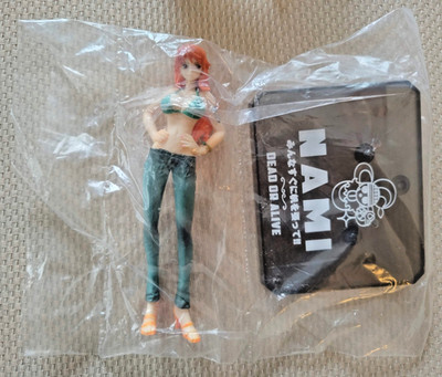 One Piece Nami Figur Jeans Freak Vol. 2 Banpresto Loose Green Bikini Blue Jeans