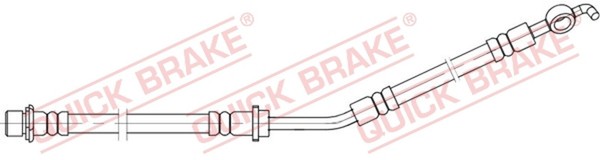 Quick Brake Bremsschlauch 58.866 M10X1 FüR Toyota Yaris Gpl KSP90_ Vvt KSP90R 8-image