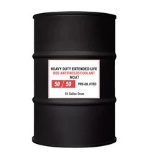 Red 50/50 Heavy Duty Extended Life Nitrited Antifreeze - 55 Gallon Drum