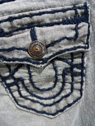 True Religion grey Wash Jeans - Youth size 6 - Picture 8 of 23