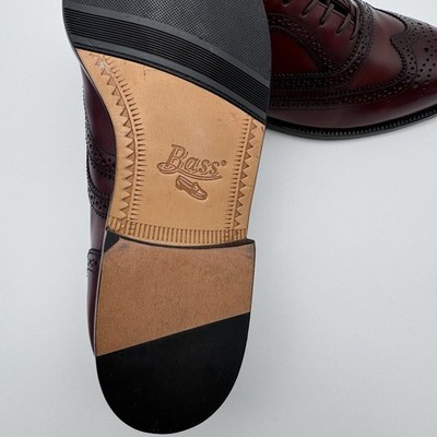 G.H. Bass Waterproof Oxford Brogue Burgundy Dress Shoes  display picture 2