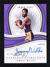 2022-23 Panini Immaculate Heralded Signatures 41/99 Jamaal Wilkes Auto HOF 14t3