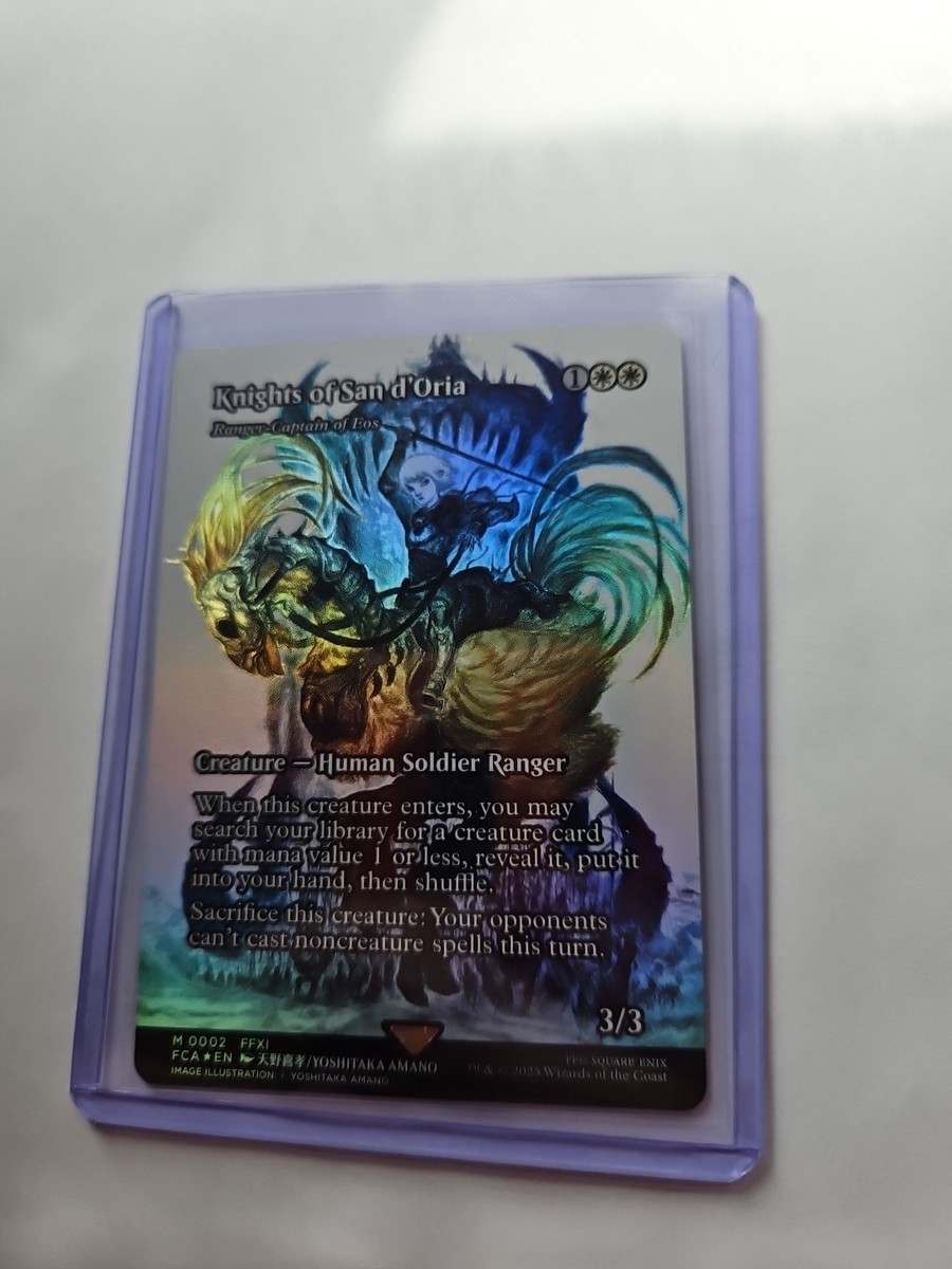 サンドリア騎士団　mtg ff foil FOIL] サンドリア騎士団/Knights of San d'Oria (全面アート版