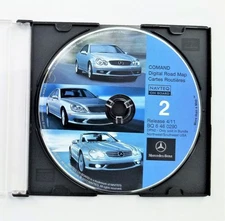 2000–2005 Mercedes-Benz GPS Navigation DVD Map 2 Update Northwest-Southwest USA