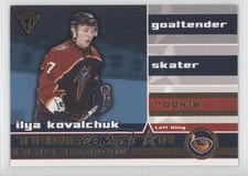 2001 Pacific Private Stock Titanium Three Star Selections Ilya Kovalchuk #22 2u3