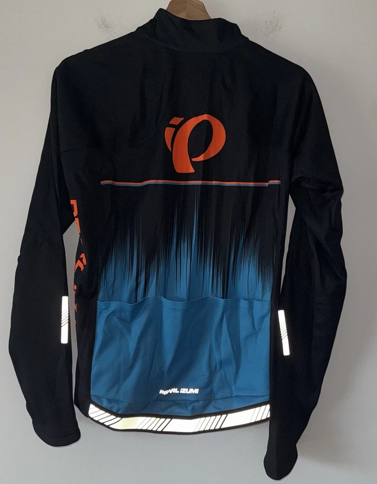 Chaqueta de ciclismo Pearl Izumi para hombre serie M Elite térmica polar cremallera completa reflectante Foto 2 de 4