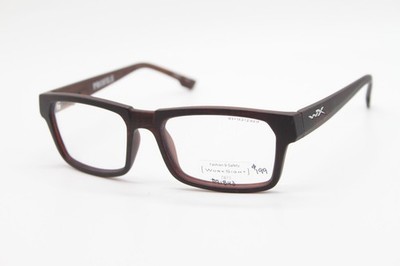 NEW WILEY X WSPRR03 DARK BROWN AUTHENTIC DESIGNER EYEGLASSES 54-17