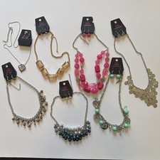 Lot of 7 NWT Paparazzi Fashion Jewelry Necklace Earrings Sets