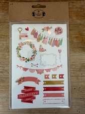 Sticker Set 4-seitig VALENTINES TAG - NEU von SOSTRENE GRENE, selbstklebend