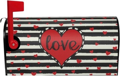 Valentines Mailbox Covers Magnetic Letter Post Box Cover Wrap Decoration Welcome