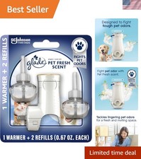 Essential Oil Air Freshener Kit for Homes with Pets - 2 Refills Included