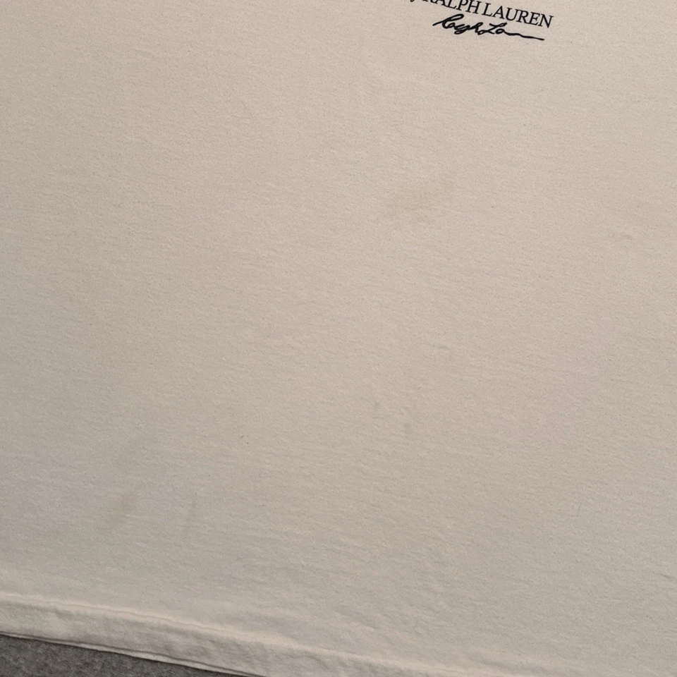 Polo Ralph Lauren Polo Bear Jersey T-Shirt Classic Fit Men's XXL White Crew READ - Image 4 of 4