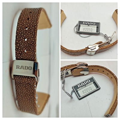 Rado Sintra Jubile Brown Stingray Leather Watch Strap   Original Band