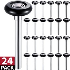 24 Quiet Garage Door Roller Nylon Door Wheels Replacement With 6200ZZ Bearing
