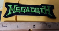 Megadeth Embroidered  Sew/Iron On Band Patch