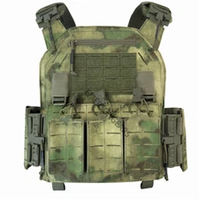 1000D Nylon tactical suit modular Quick release vest with triple mag pouch
