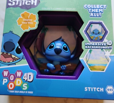 Disney Object Arts 4点セット Wow! Pods 4D Disney Classic Stitch Lilo & Stitch Light-Up