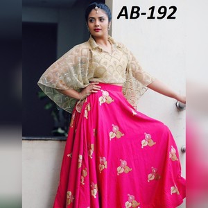 pink ghagra choli