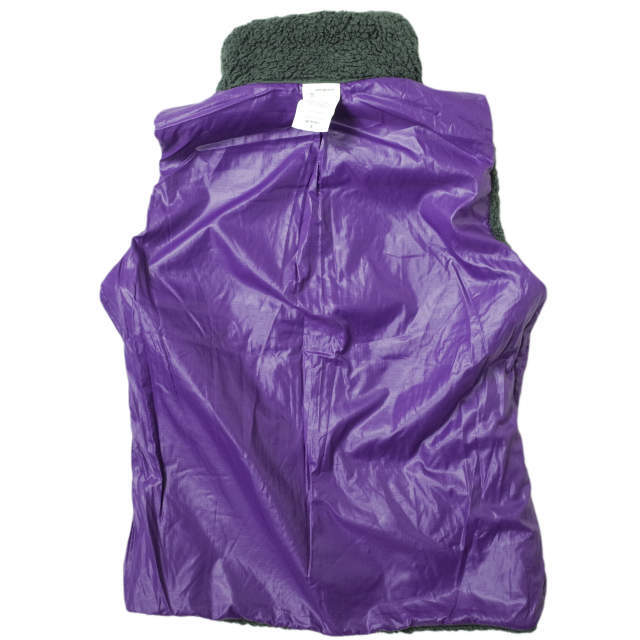 PATAGONIA パタゴニア 2010年製 W'S LOS LOBOS VEST ロス・ロボス・ベスト 25205 S FGE グレー/パープル リバーシブル ボアフリース g13831 PATAGONIA 2010 W'S LOS LOBOS VEST 25205 S FGE Gray/Purple