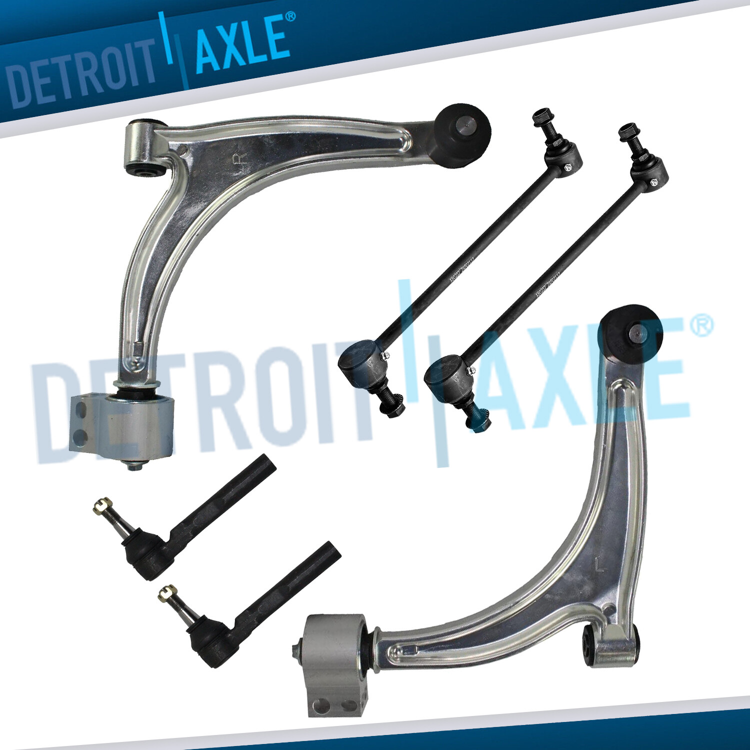 Front Lower Control Arms & Ball Joints + Tie Rods Sway Bar for Malibu