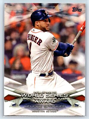 George Springer 2018 Topps MLB Awards Houston Astros #MLBA-50