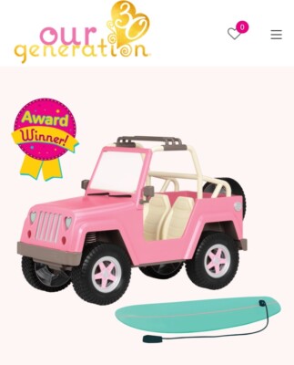 Our Generation Off-Roader 4x4 Doll Vehicle with Electronics