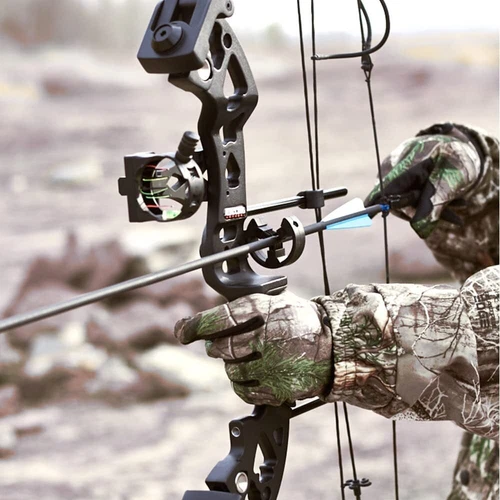 Adjustable 30-60lbs Compound Bow Set Archery Hunting Right Left Shooting Fishing - Picture 6 of 42