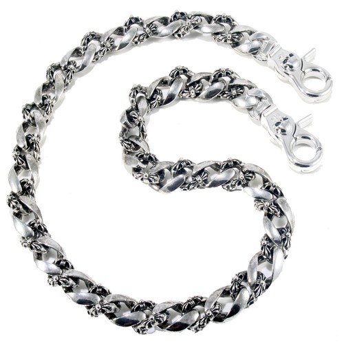 Medieval Symbol Heavy Biker Trucker Key Jean Wallet Chain (27") Silver CS09 - Picture 3 of 6