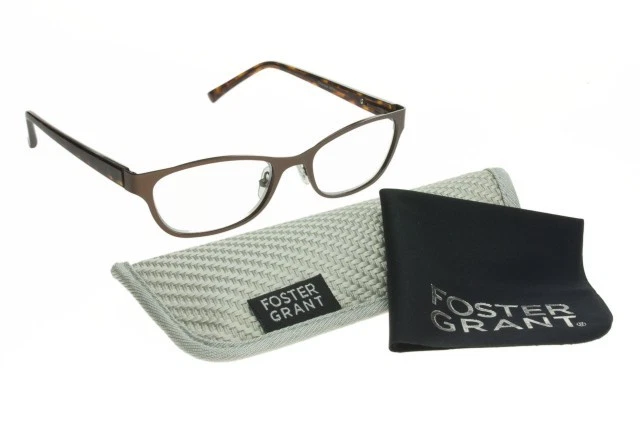 Foster Grant Charlsie Multifocus Progressive Tortoise Womens Reading Glasses - Image 4 of 4