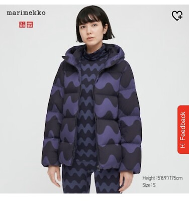 UNIQLO ULTRA LIGHT DOWN L マリメッココラボ サイズL 新品】日本未発売 マリメッコ ユニクロ コラボ☆ウルトラ