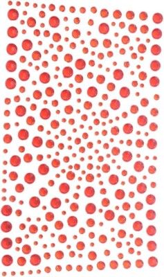 CraftbuddyUS 325 Red Self Adhesive Diamante Rhinestone Gems Cards &Craft Bling