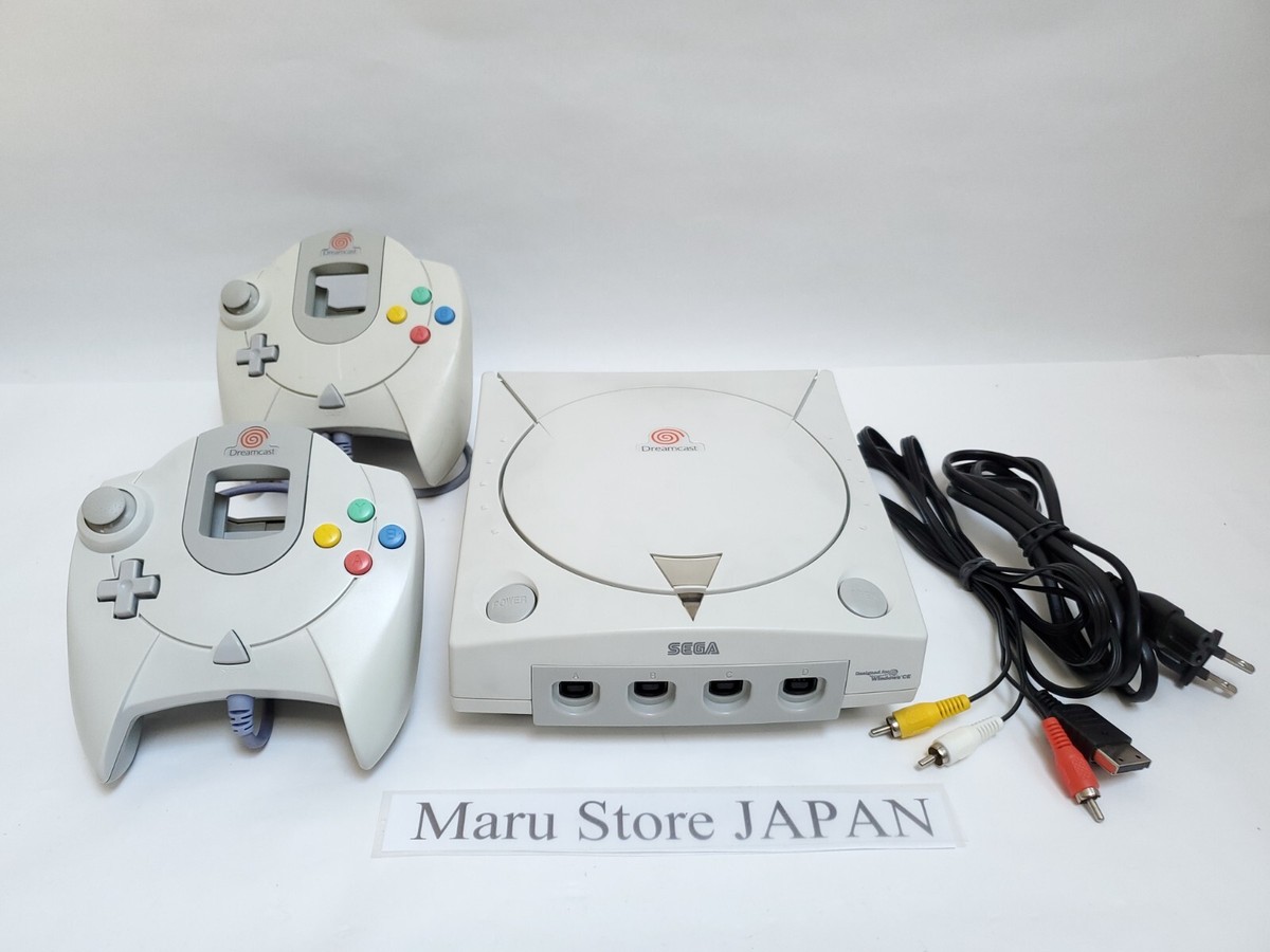 SEGA Dreamcast Console HKT-3000 Select Controller Visual Memory