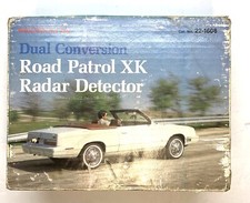 Micronta Dual Conversion Road Patrol XK Radar Detector Open Box Tested