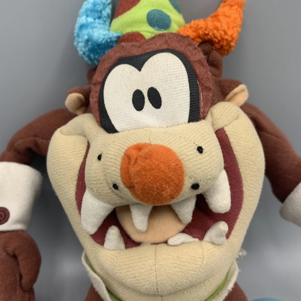 Peluche de payaso diablo de Tasmania TAZ Looney Tunes de colección Foto 2 de 4
