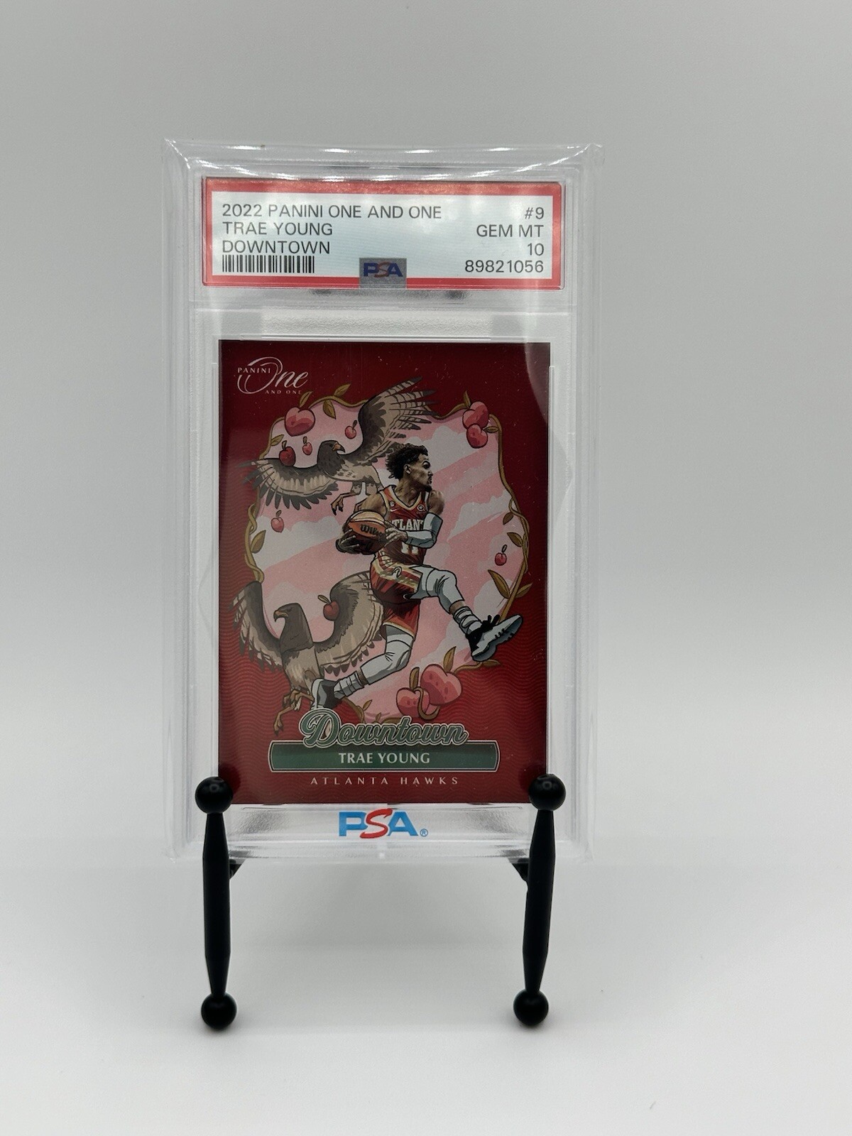 2022-23 Panini One And One Trae Young Downtown PSA 10 LOW POP SSP Case Hit Hawks
