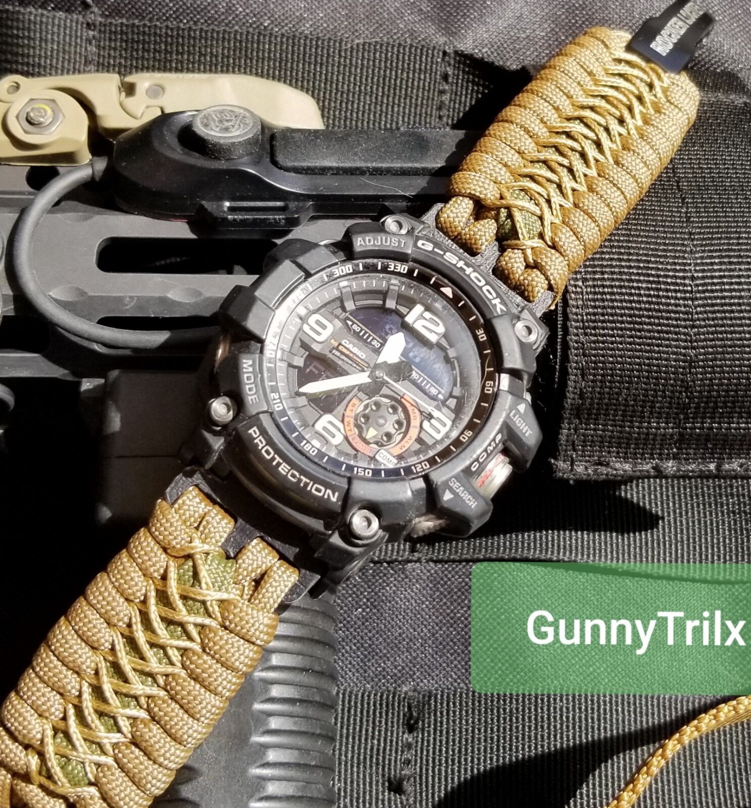 Casio G-Shock, Pro Trek, Pathfinder, Paracord Watch Band Premium Strap