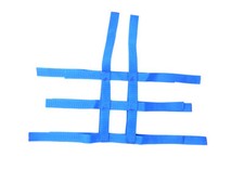 Nerf Bar Réseau Kymco Maxxer / KXR 250 / 300 Bleu Nerf Bar 3+2